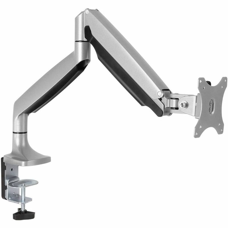 StarTech.com Desk Mount Monitor Arm, Heavy Duty Ergonomic VESA Monitor Arm Single 32" (19.8lb/9kg) Display, Articulating, C-Clamp/Grommet - Thumbnail 3