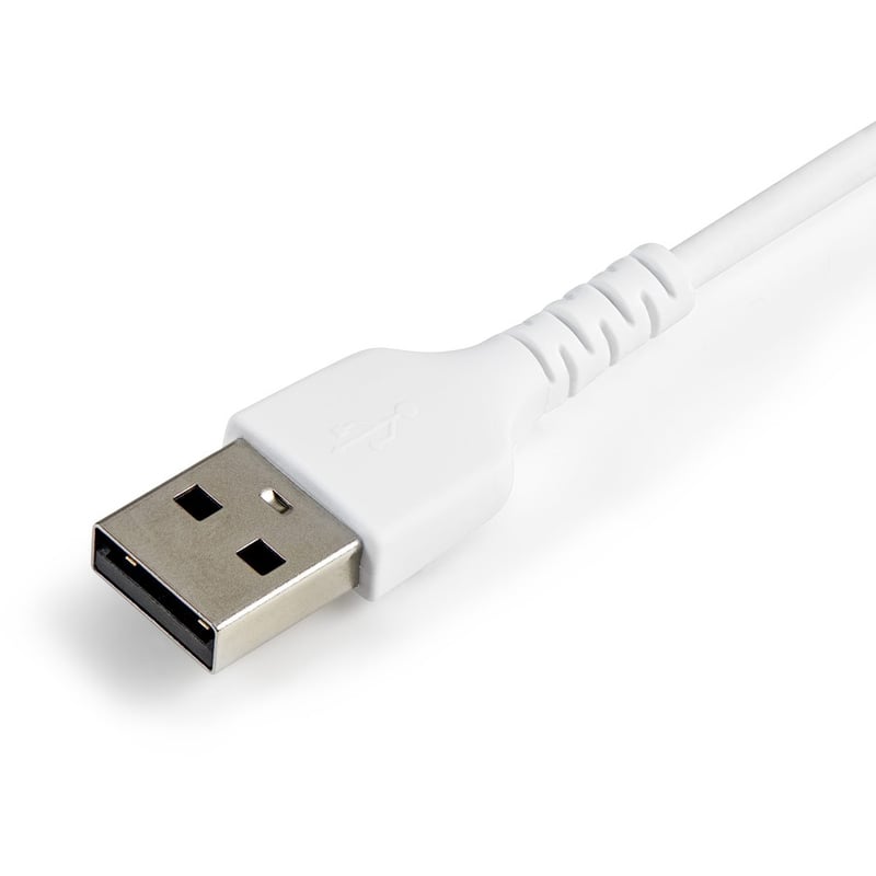 StarTech.com 6 inch/15cm Durable White USB-A to Lightning Cable, Rugged Heavy Duty Charging/Sync Cable for Apple iPhone/iPad MFi Certified - Thumbnail 3
