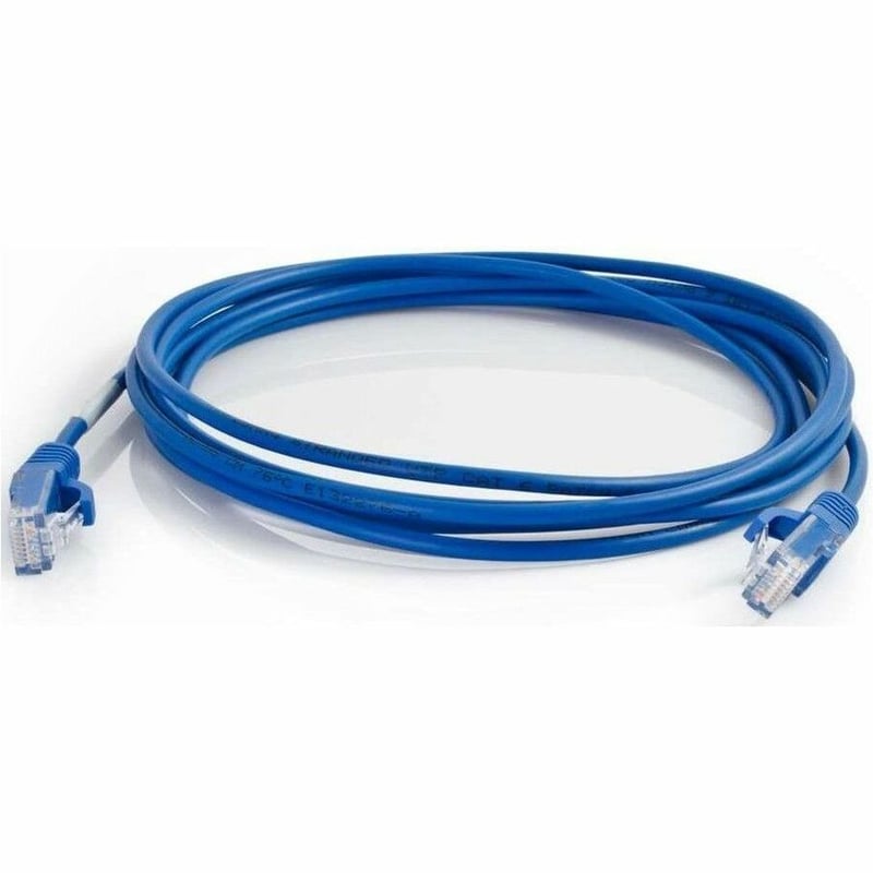 8IN/0.20M CAT6 UTP 28AWG BLUE - Thumbnail 4