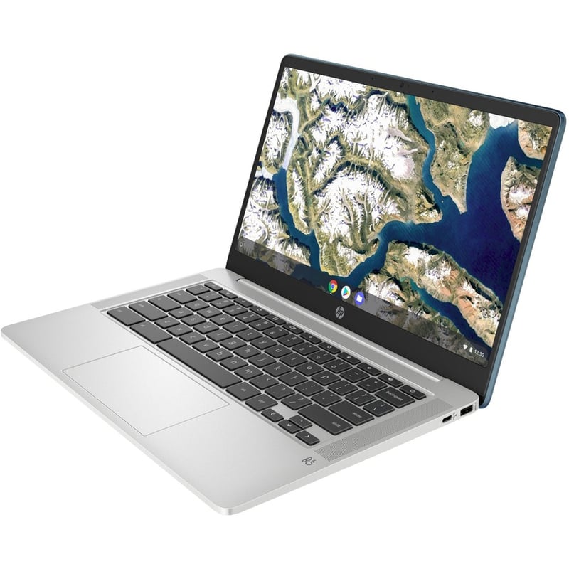 HP Chromebook 14a-na0080nr 14" Touchscreen Chromebook - HD - Intel Celeron N4020 - 4 GB - 32 GB Flash Memory - Forest Teal - Thumbnail 2