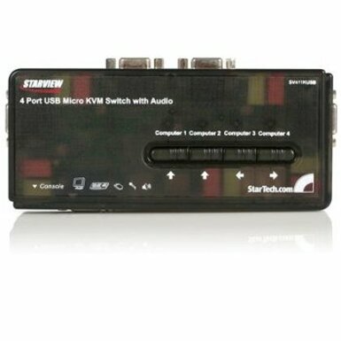StarTech.com SV411KUSB - KVM / audio switch - USB - 4 ports - 1 local user - Thumbnail 2