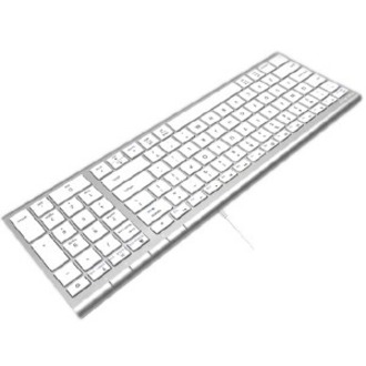 Macally Compact 98-Key USB Wired Keyboard for Mac and PC - Thumbnail 2