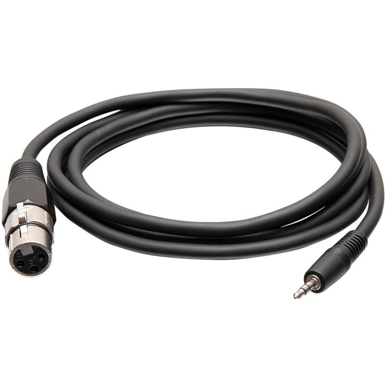 C2G 6ft 3-Pin XLR to TRS 1/8" 3.5mm AUX Audio Cable - M/F - Thumbnail 4