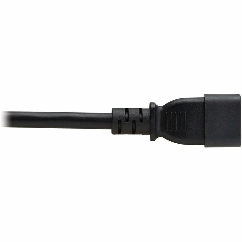 POWER CORD C14 C21 HEAVY-DUTY 15A 250V 14 AWG 2.5FT 0.6 M BLACK - Thumbnail 5