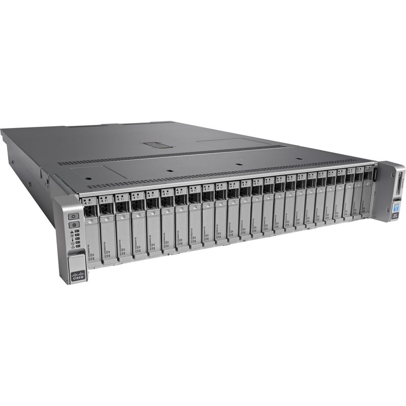 Cisco C240 M4 2U Rack Server - Xeon E5-2670 v3 2.30 GHz - 128 GB RAM - 12Gb/s SAS, Serial ATA Controller - Thumbnail 2