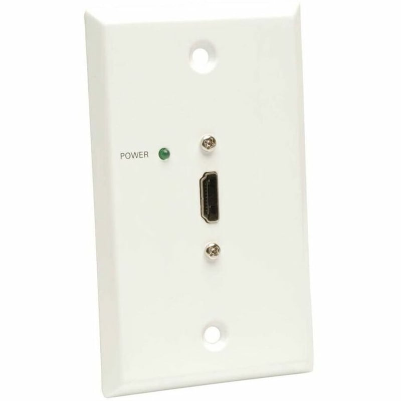 Eaton Tripp Lite Series HDMI over Cat5/6 Passive Extender, Wall Plate Remote Receiver for Video/Audio, Up to 50 ft. (15 m), TAA - Thumbnail 1