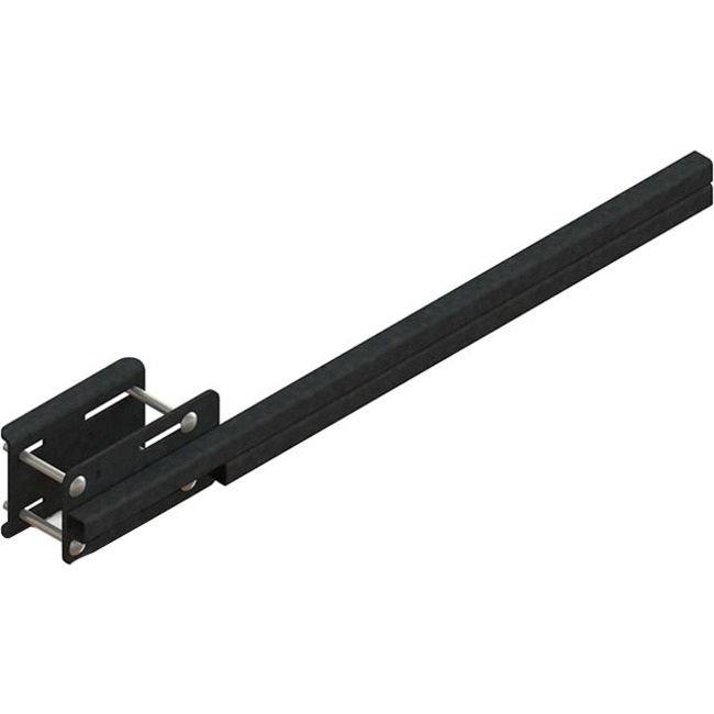 Gamber-Johnson Mounting Bar for Vehicle Mount Computer - Black Powder Coat - Thumbnail 1