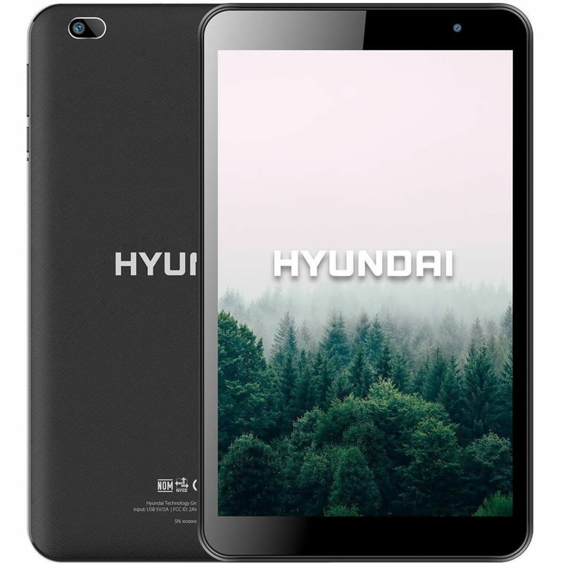 Hyundai HyTab Plus 8WB1 Tablet - 8" HD - 32 GB Storage - Black - Thumbnail 1