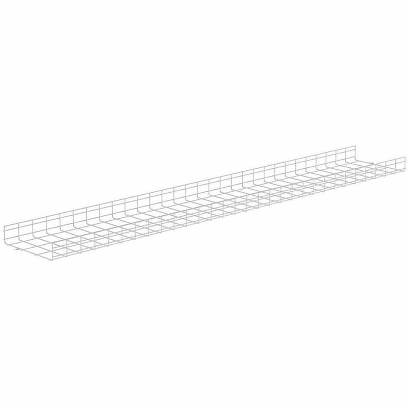 Panduit Wire Basket 4" H x 18" W, White Powdered Coated - Thumbnail 2
