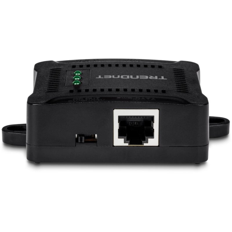 TRENDnet Gigabit PoE Splitter, 1 x Gigabit PoE Input Port, 1 x Gigabit Output Port, Up to 100m (328 ft), Supports 5V, 9V, 12V Devices, 802.3af PoE Compatible, PoE Powered, Black, TPE-104GS - Thumbnail 4