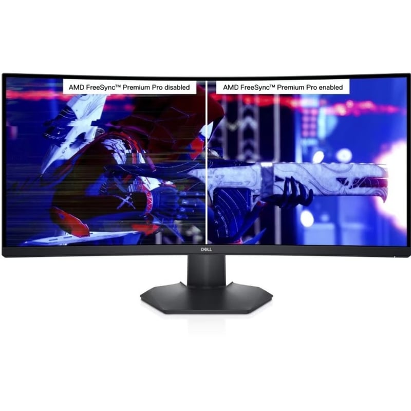 Dell S3422DWG 34" Class UW-QHD Curved Screen Gaming LCD Monitor - 21:9