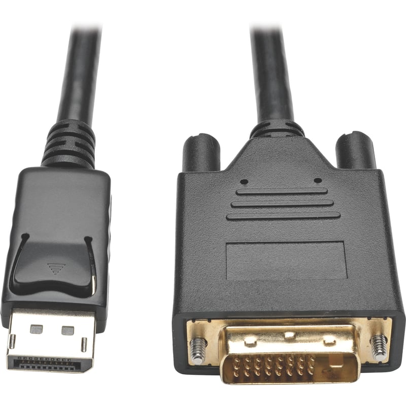 Eaton Tripp Lite Series DisplayPort 1.2 to DVI Active Adapter Cable (DP with Latches to DVI-D Dual Link M/M), 3 ft. (0.9 m) - Thumbnail 2