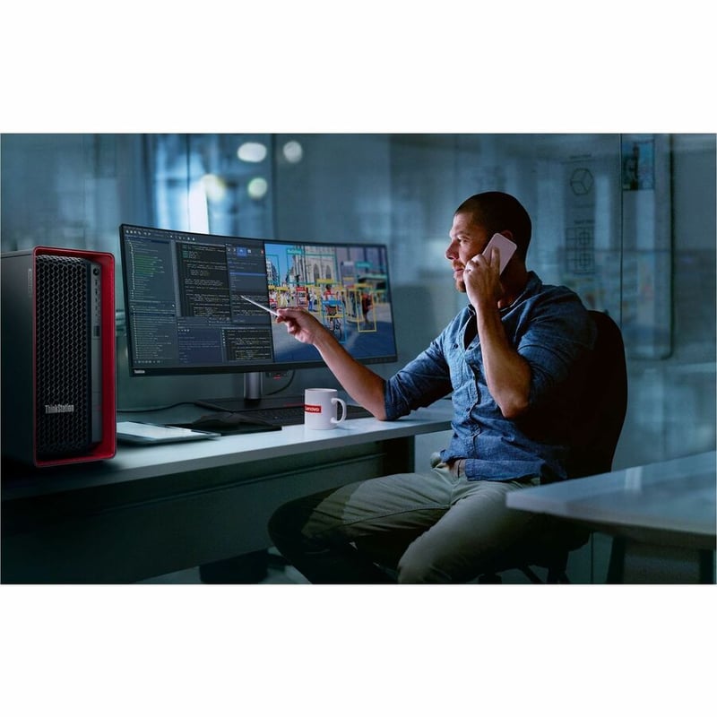 Lenovo ThinkStation P7 30F3004EUS Workstation - 1 x Intel Xeon w5-3433 - 32 GB - 1 TB SSD