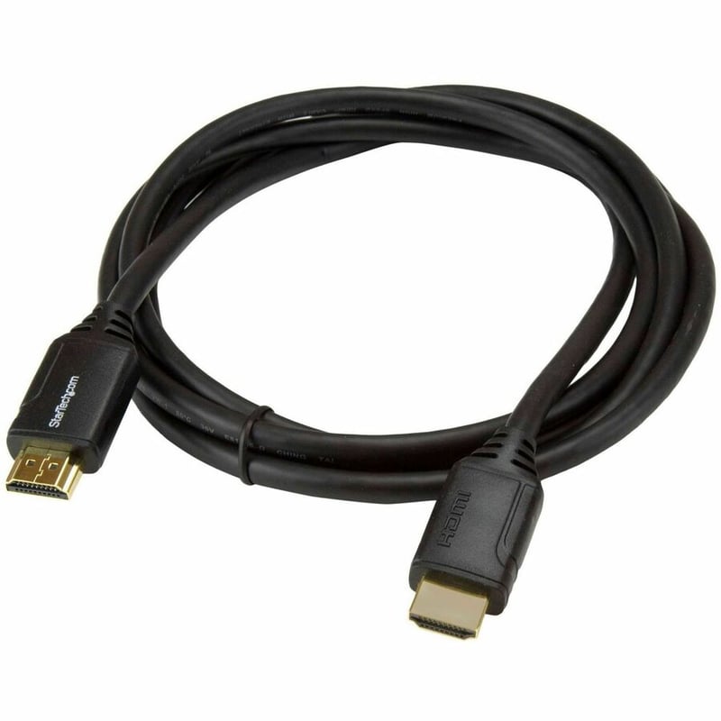 StarTech.com 6ft (2m) Premium Certified HDMI 2.0 Cable with Ethernet, High Speed Ultra HD 4K 60Hz HDMI Cable HDR10, UHD HDMI Monitor Cord - Thumbnail 3