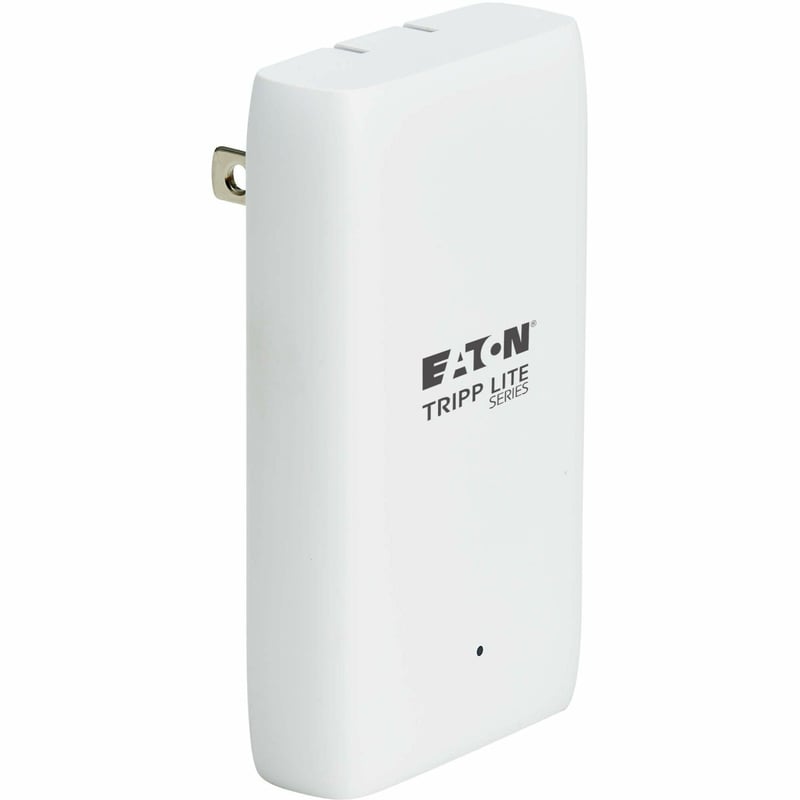 FLAT 1-PORT USB-C WALL CHARGER GAN TECH 45W PD 3.0 CHARGING WHITE - Thumbnail 1