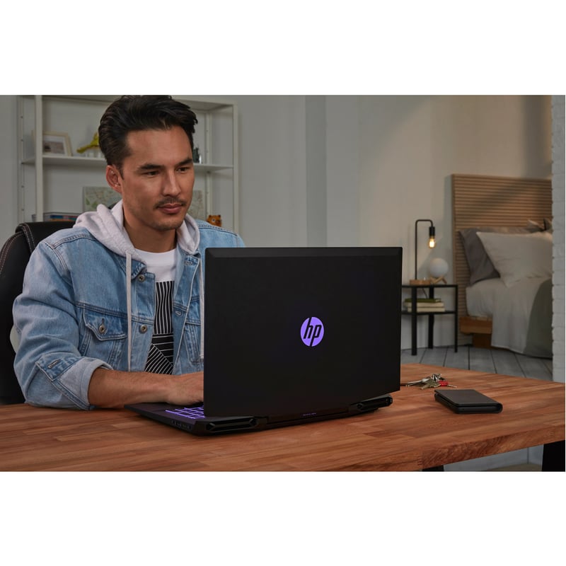 HP Pavilion Gaming 17-cd1030nr 17.3" Gaming Notebook - Full HD - Intel Core i7 10th Gen i7-10750H - 16 GB - 256 GB SSD - Shadow Black - Thumbnail 3