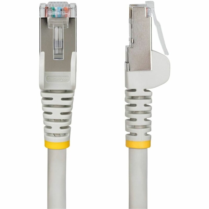 CAT6A ETHERNET CABLE - GRAY 10GBE S/FTP LSZH 100W POE - Thumbnail 2