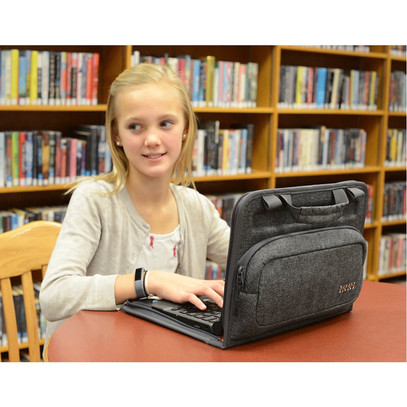 Higher Ground Datakeeper 2.0 Carrying Case for 11" Notebook, Chromebook - Gray - Thumbnail 5