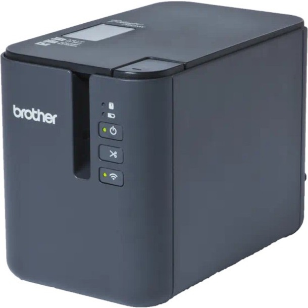 Brother PT-P900Wc Desktop Thermal Transfer Printer - Monochrome - Label Print - USB - Serial - Wireless LAN - With Cutter - Thumbnail 2