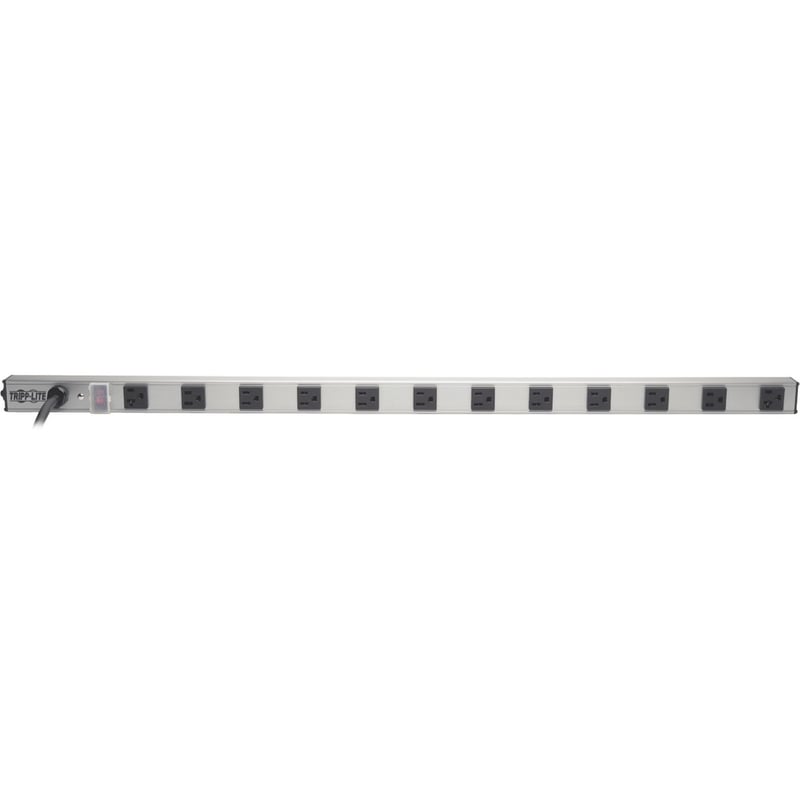 Tripp Lite by Eaton 12-Outlet Power Strip with Surge Protection (10-15A & 2-20A) 15 ft. (4.57 m) Cord 1650 Joules 36 in. length - Thumbnail 1