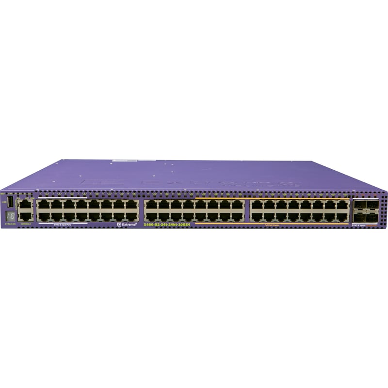 X460-G2 24 10/100/1000BASE-T FULL DUPLEX 24 10/100/1000BASE-T FULL/HALF DUPLEX 4