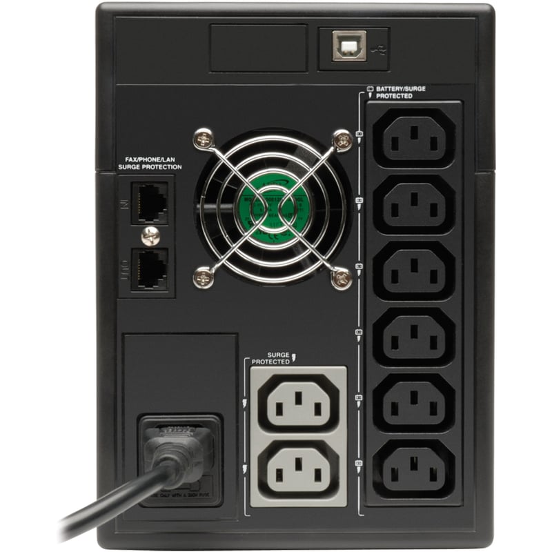 Tripp Lite by Eaton UPS SmartPro 230V 1.5kVA 900W Line-Interactive UPS Tower LCD USB 8 Outlets - Thumbnail 5