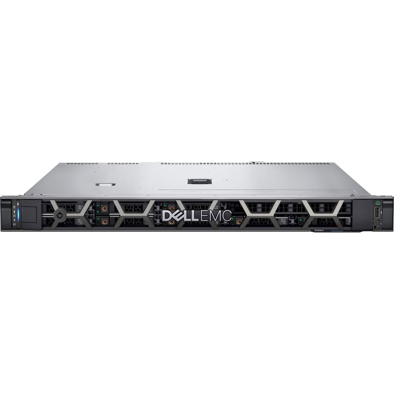 Dell EMC PowerEdge R350 1U Rack-mountable Server - 1 x Intel Xeon E-2334 3.40 GHz - 8 GB RAM - 480 GB SSD - 12Gb/s SAS, Serial ATA/600 Controller - Thumbnail 1