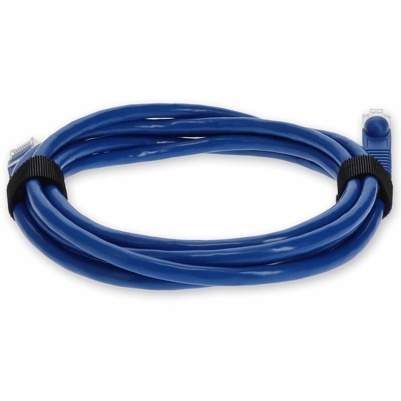 AddOn 9ft Blue CAT 7 Shielded (S/FTP) PVC Ethernet Cable Snagless Bubble Boot RJ-45 M/M - Thumbnail 4