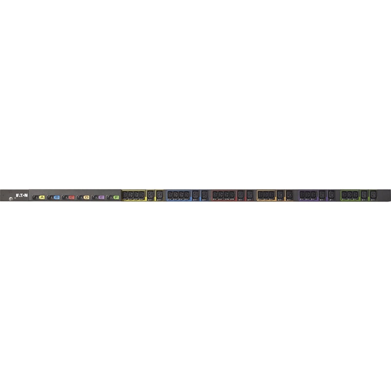 Eaton Basic rack PDU, 0U, 309-460P9 input, 17.3 kW max, 200-240V, 45A, 6 ft cord, Three-phase, Outlets: (21) C13 Outlet grip, (12) C19 Outlet grip - Thumbnail 1