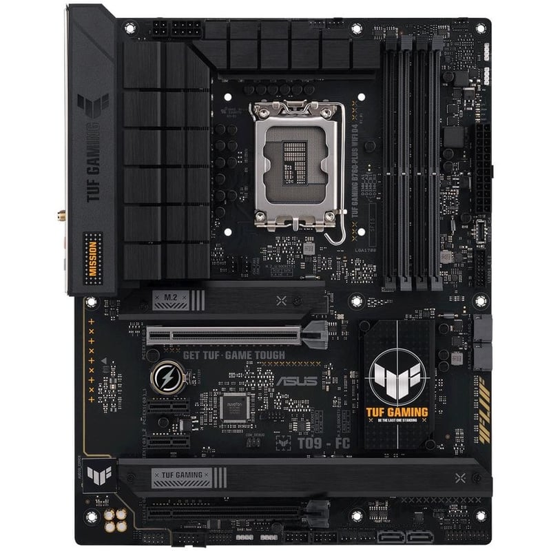 TUF GAMING B760-PLUS WIFI Gaming Desktop Motherboard - Intel B760 Chipset - Socket LGA-1700 - ATX - Thumbnail 3
