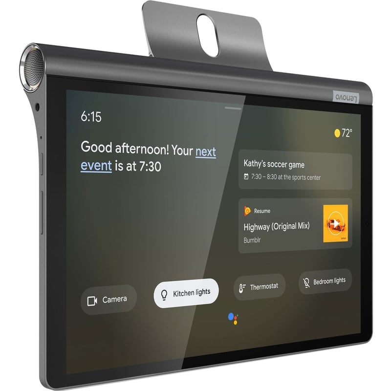 Lenovo Yoga Smart Tab YT-X705F Tablet - 10.1" WUXGA - Qualcomm Snapdragon 439 - 4 GB - 64 GB Storage - Android 9.0 Pie - Iron Gray - Thumbnail 2