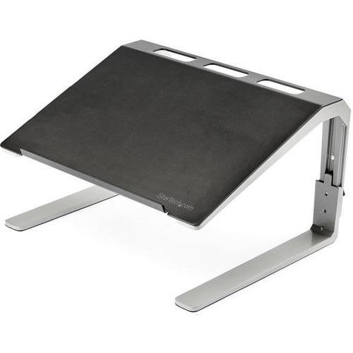 StarTech.com Adjustable Laptop Stand - Heavy Duty Steel & Aluminum - 3 Height Settings - Tilted - Ergonomic Laptop Riser for Desk (LTSTND) - Thumbnail 1