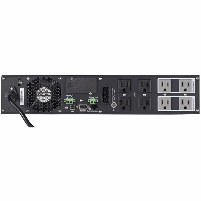 Eaton 9PX 1000VA 900W 120V Online Double-Conversion UPS - 5-15P, 8x 5-15R Outlets, Cybersecure Network Card Option, Extended Run, 2U Rack/Tower - Thumbnail 5