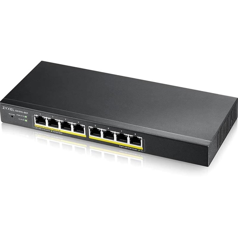 ZYXEL 8-port GbE Smart Managed PoE Switch - Thumbnail 3