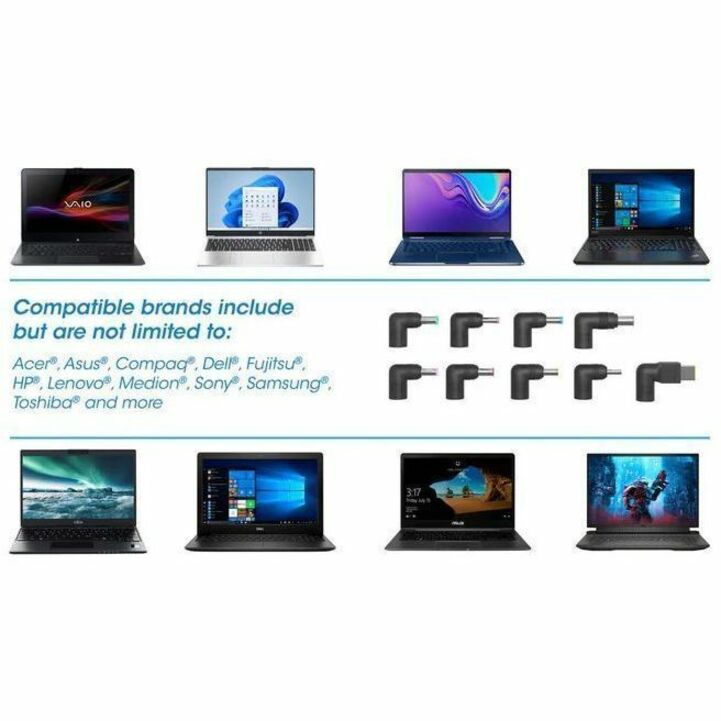 MH 65W UNIVERSAL LAPTOP ADAPTER, US - Thumbnail 4