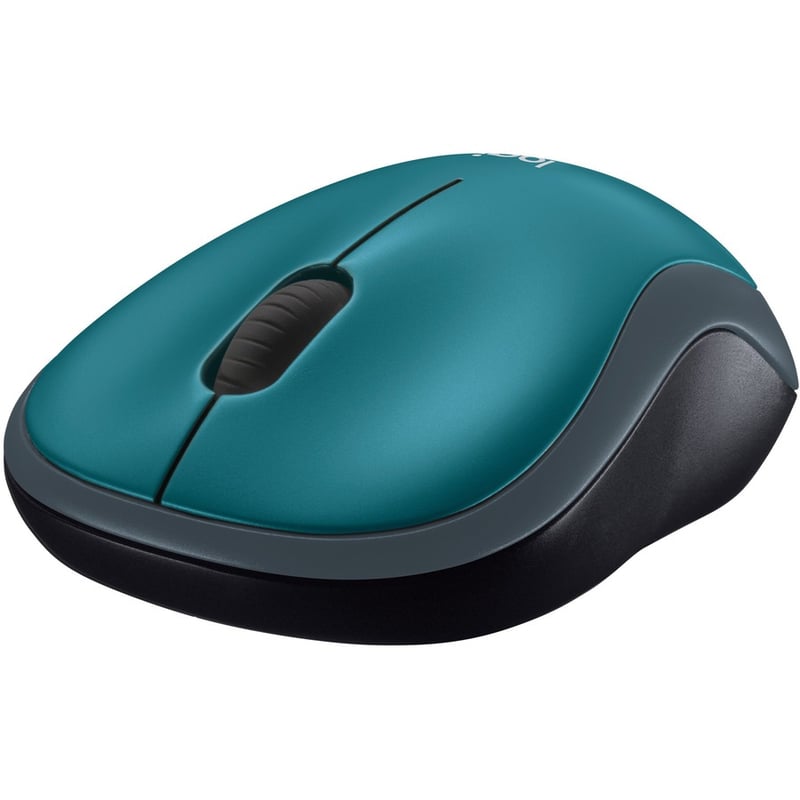 Logitech M185 Wireless Mouse, 2.4GHz with USB Mini Receiver, 12-Month Battery Life, 1000 DPI Optical Tracking, Ambidextrous, Compatible with PC, Mac, Laptop (Blue) - Thumbnail 4