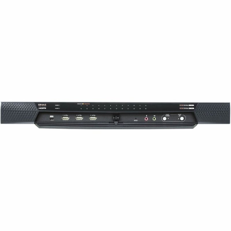 ATEN 1-Local/2-Remote Access 24-Port Multi-Interface Cat 5 KVM over IP Switch - TAA - Thumbnail 2