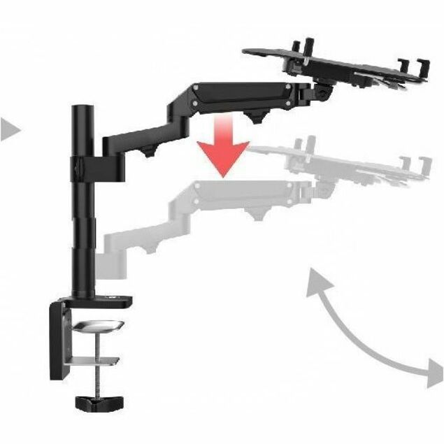 CTA Digital Articulating Desk Mount Clamp for Laptops with Built-In Cooling Fan - Thumbnail 3