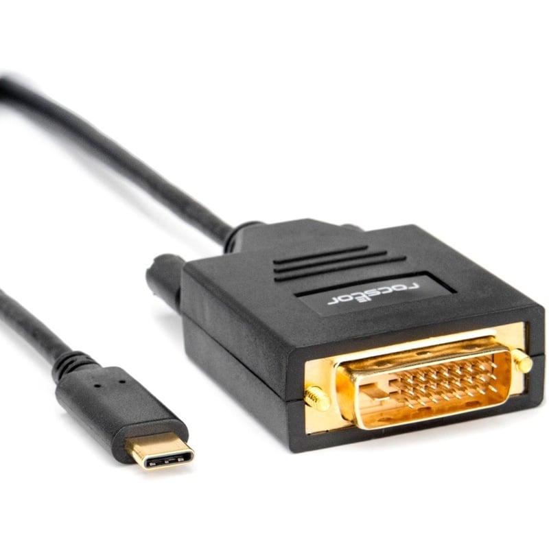 Rocstor Premium USB-C to DVI Cable - 6 ft / 2m - Thumbnail 5