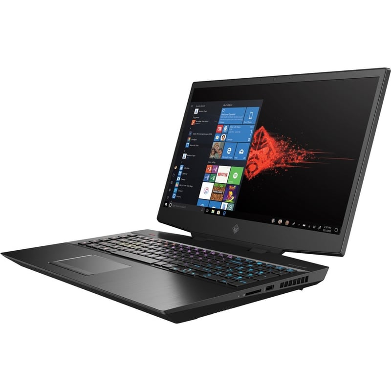 HP OMEN 17-cb0000 17-cb0040nr 17.3" Gaming Notebook - Intel Core i7 9th Gen i7-9750H - 16 GB - 1 TB HDD - 256 GB SSD - Shadow Black - Thumbnail 2