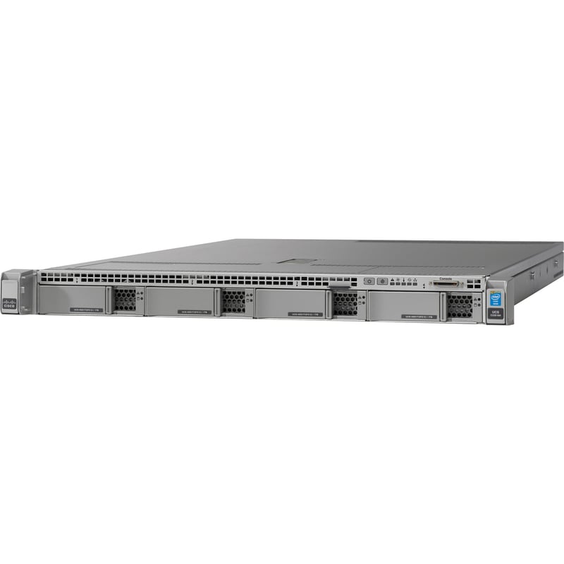 Cisco C220 M4 1U Rack Server - 2 Xeon E5-2680 v4 2.40 GHz - 128 GB RAM - Serial ATA/600 Controller - Thumbnail 1