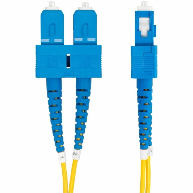 StarTech.com 30m (98.4ft) SC to SC (UPC) OS2 Single Mode Duplex Fiber Optic Cable, 9/125m, 40G/100G, LSZH Fiber Patch Cord - Thumbnail 2