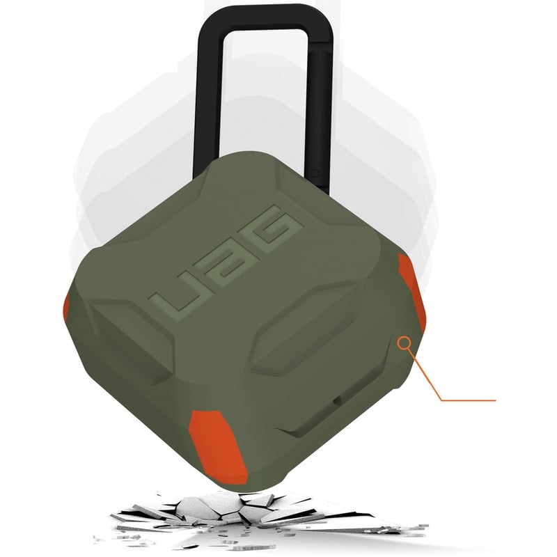 Urban Armor Gear Hard Case Carrying Case Samsung Earbud - Olive, Orange - Thumbnail 5