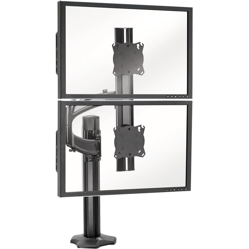 Chief Kontour K4 1x2 Display Dual Arm Mount - For Displays 19-24" - Black - Thumbnail 2
