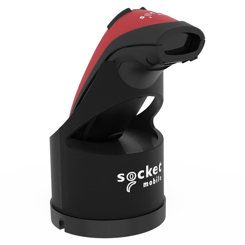Socket Mobile DuraScan D740, Universal Barcode Scanner, Red & Charging Dock - Thumbnail 3