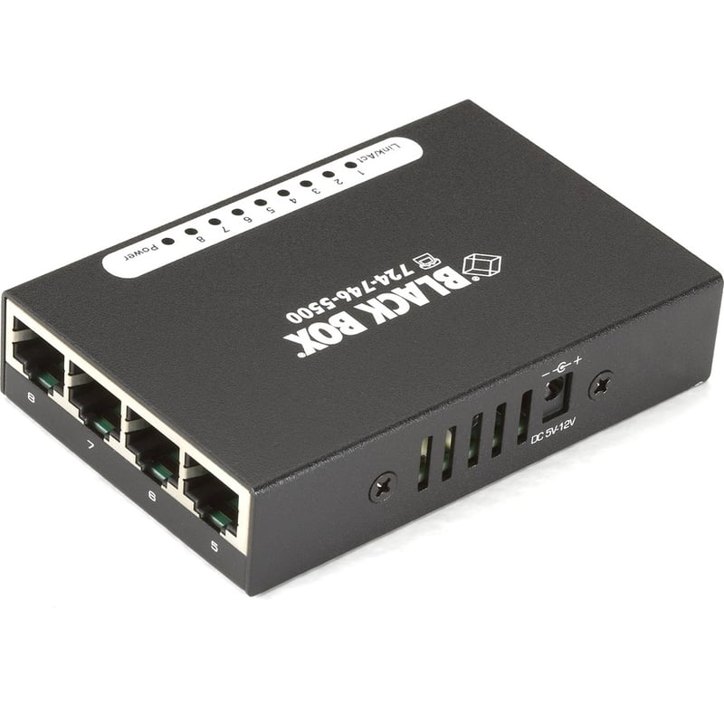 Black Box USB-Powered 10/100 8-Port Switch - Thumbnail 2