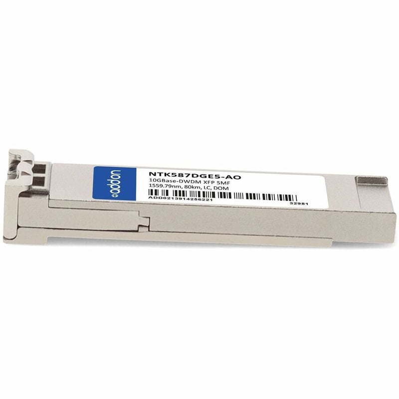 AddOn Ciena® NTK587DGE5 Compatible TAA 10GBase-DWDM XFP Transceiver 100GHz (SMF, 1559.79nm, 80km, LC, DOM) - Thumbnail 2