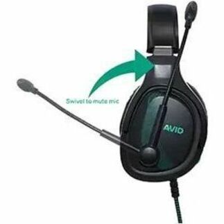 AVID AVIGA 3.5MM GAMING HEADSET NOISE CANCELLING MIC VOLUME CONTROL