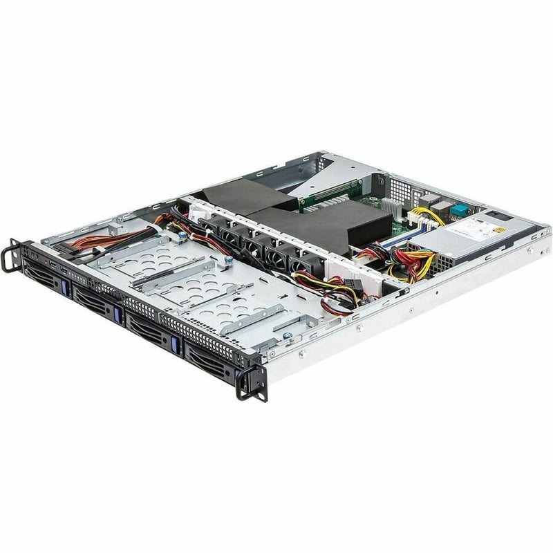ASROCK RACK 1U4LW-X570 1U RACKMOUNT SERVER BAREBONE 4 BAYS SINGLE SOCKET AM4 PGA - Thumbnail 2