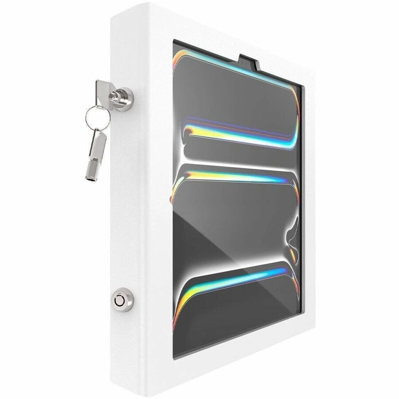IPAD PRO M4 11IN (2024), APEX ENCLOSURE ROLLING CART - RISE FREEDOM WHITE - Thumbnail 2